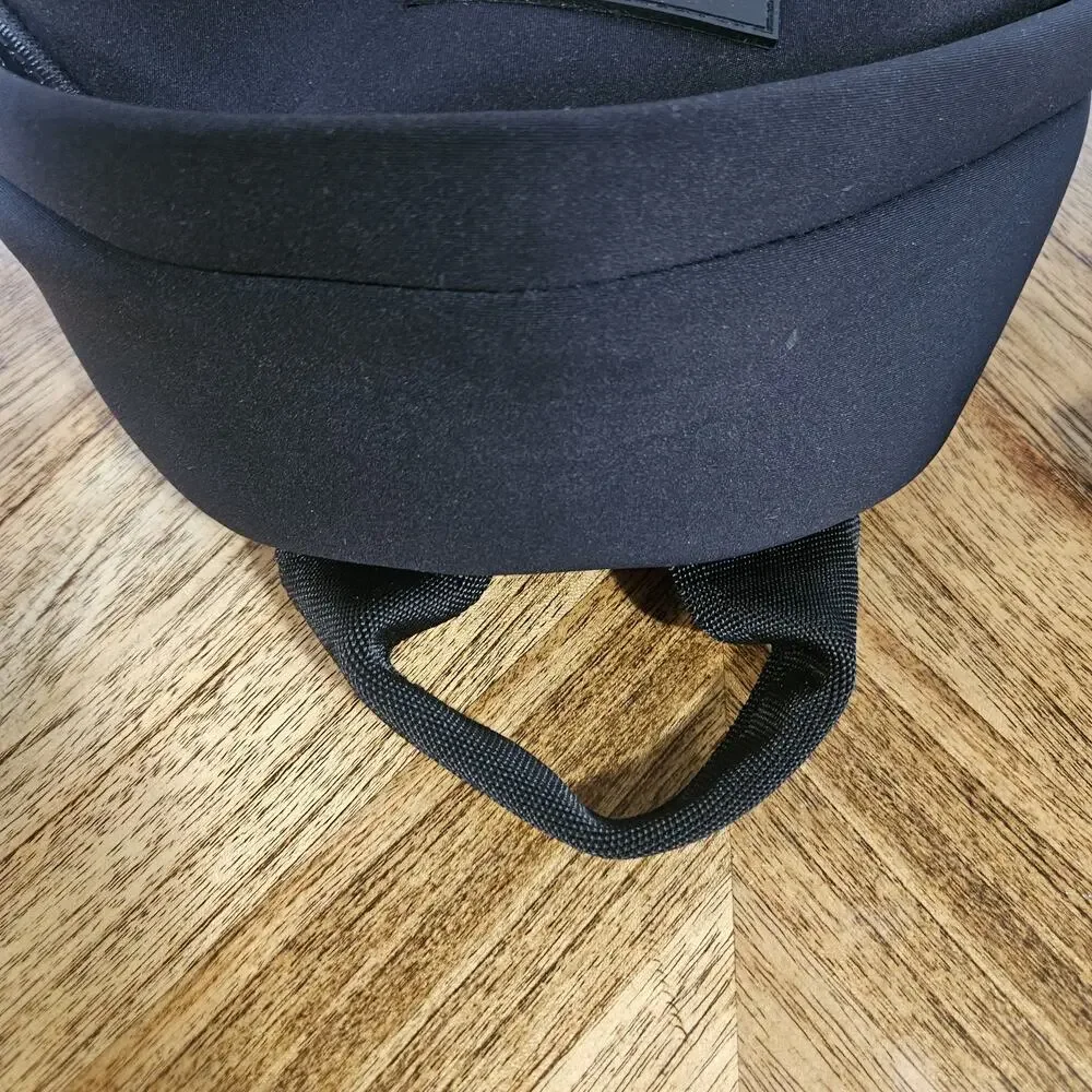Dagne Dover Dakota Neoprene Small Backpack Black Sleek Minimalist Modern